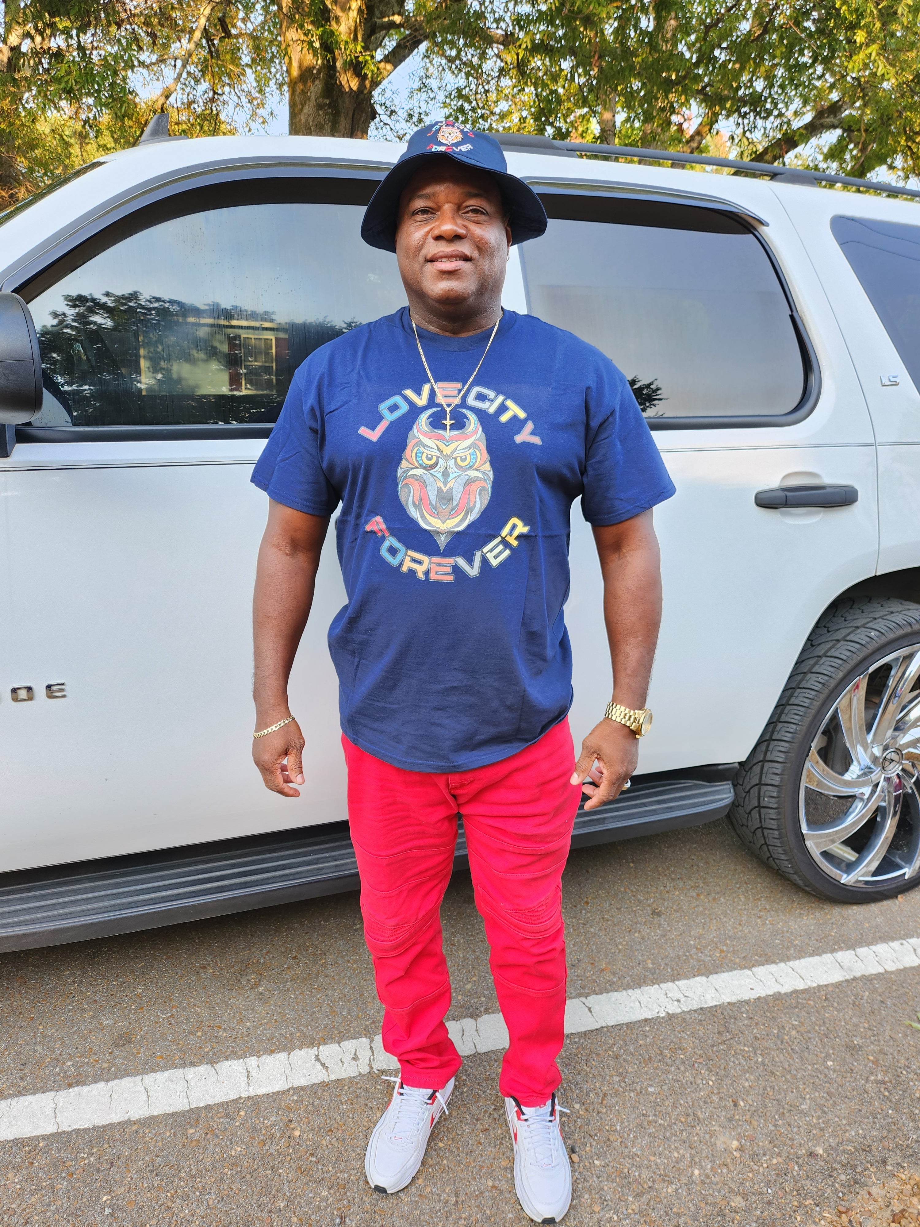 Customer wearing Love City Apparel, 2023