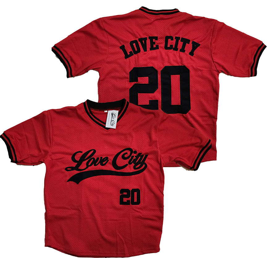 Love City Pull Over Baseball Jersey