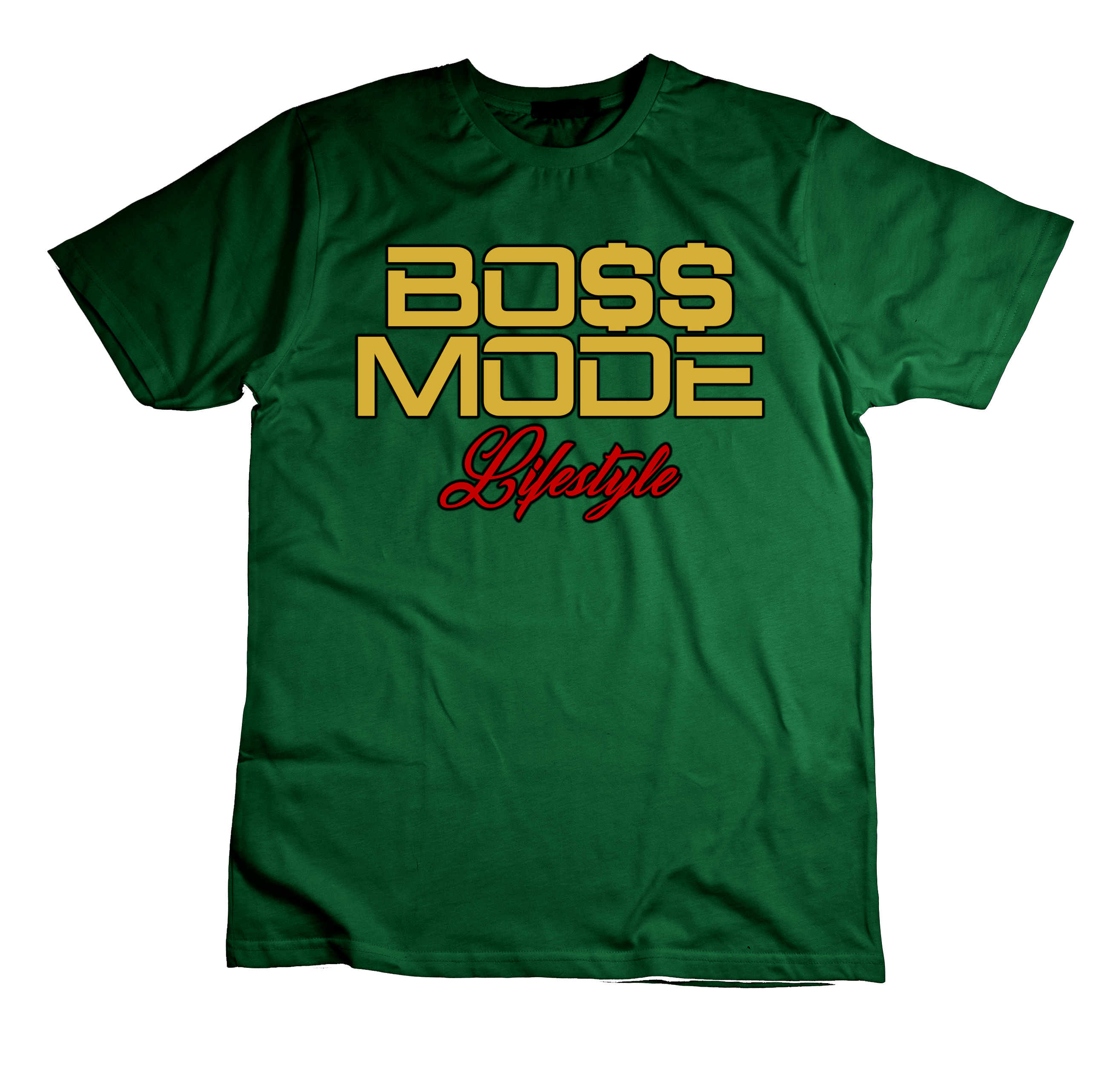 Boss Mode Lifestyle (Gold) T-Shirt