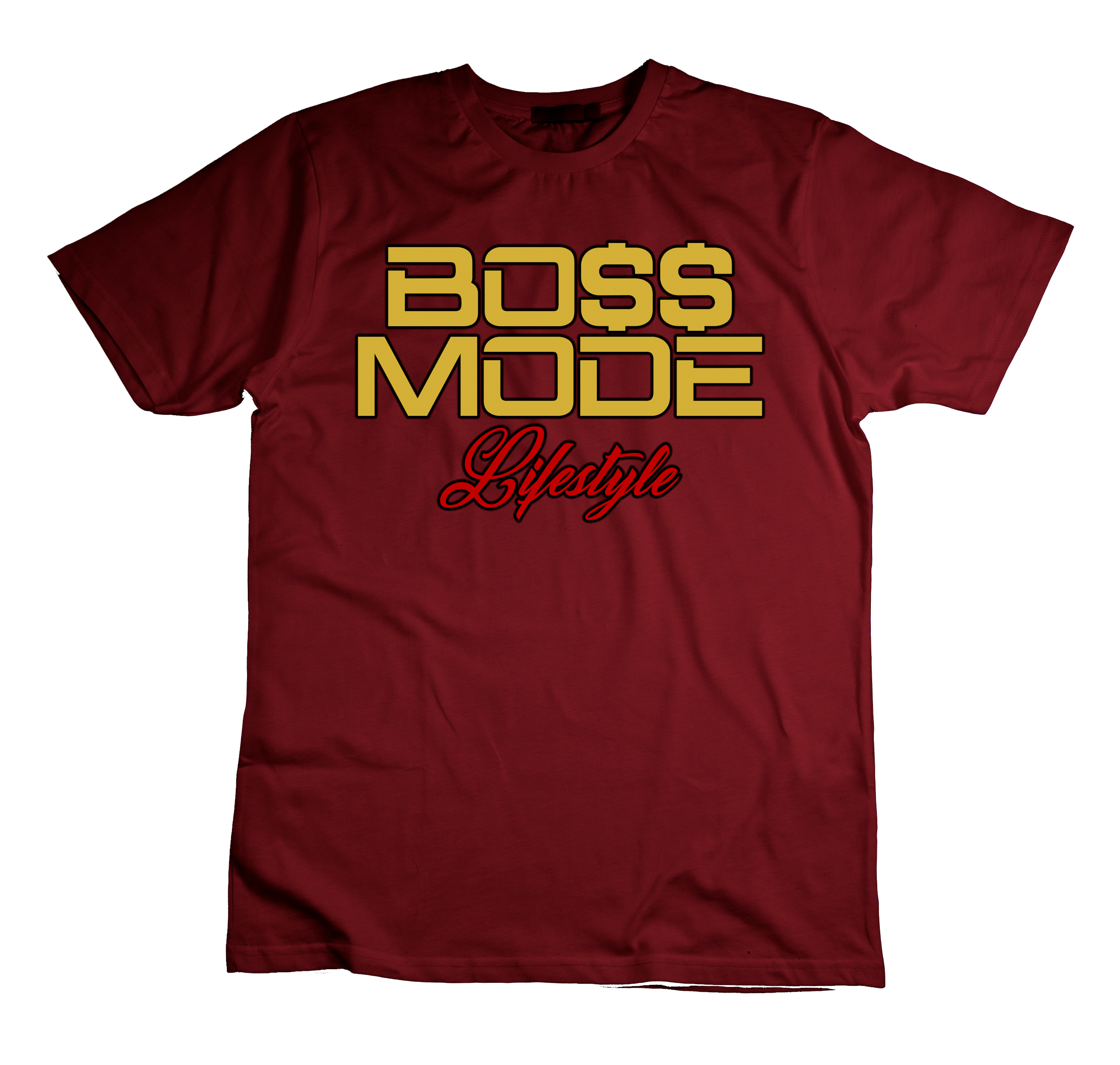 Boss Mode Lifestyle (Gold) T-Shirt