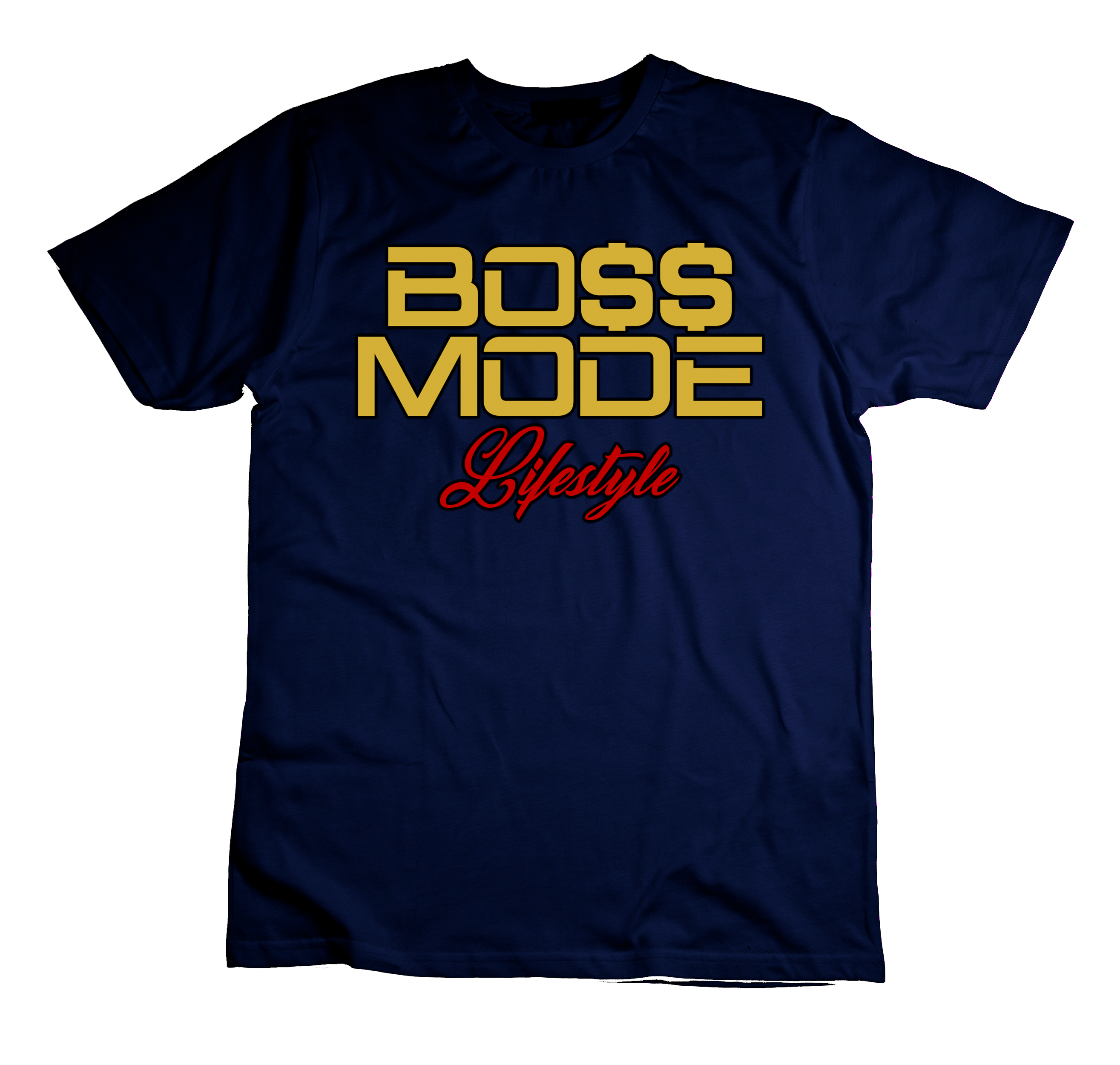 Boss Mode Lifestyle (Gold) T-Shirt