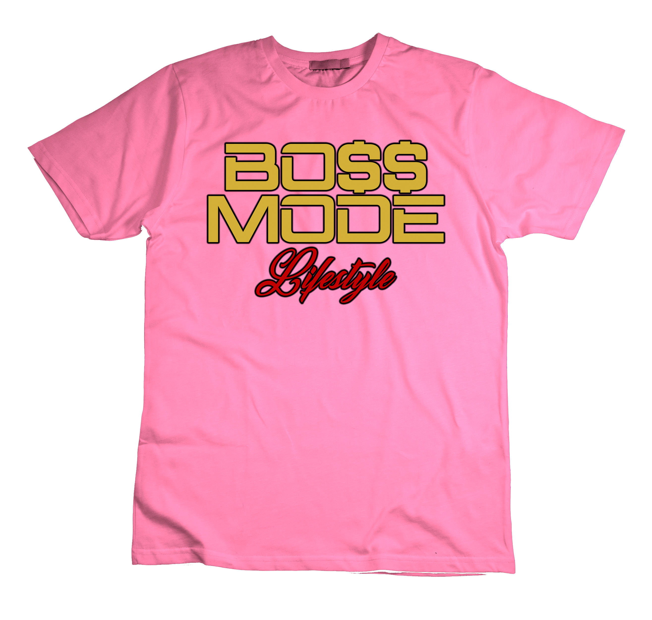 Boss Mode Lifestyle (Gold) T-Shirt