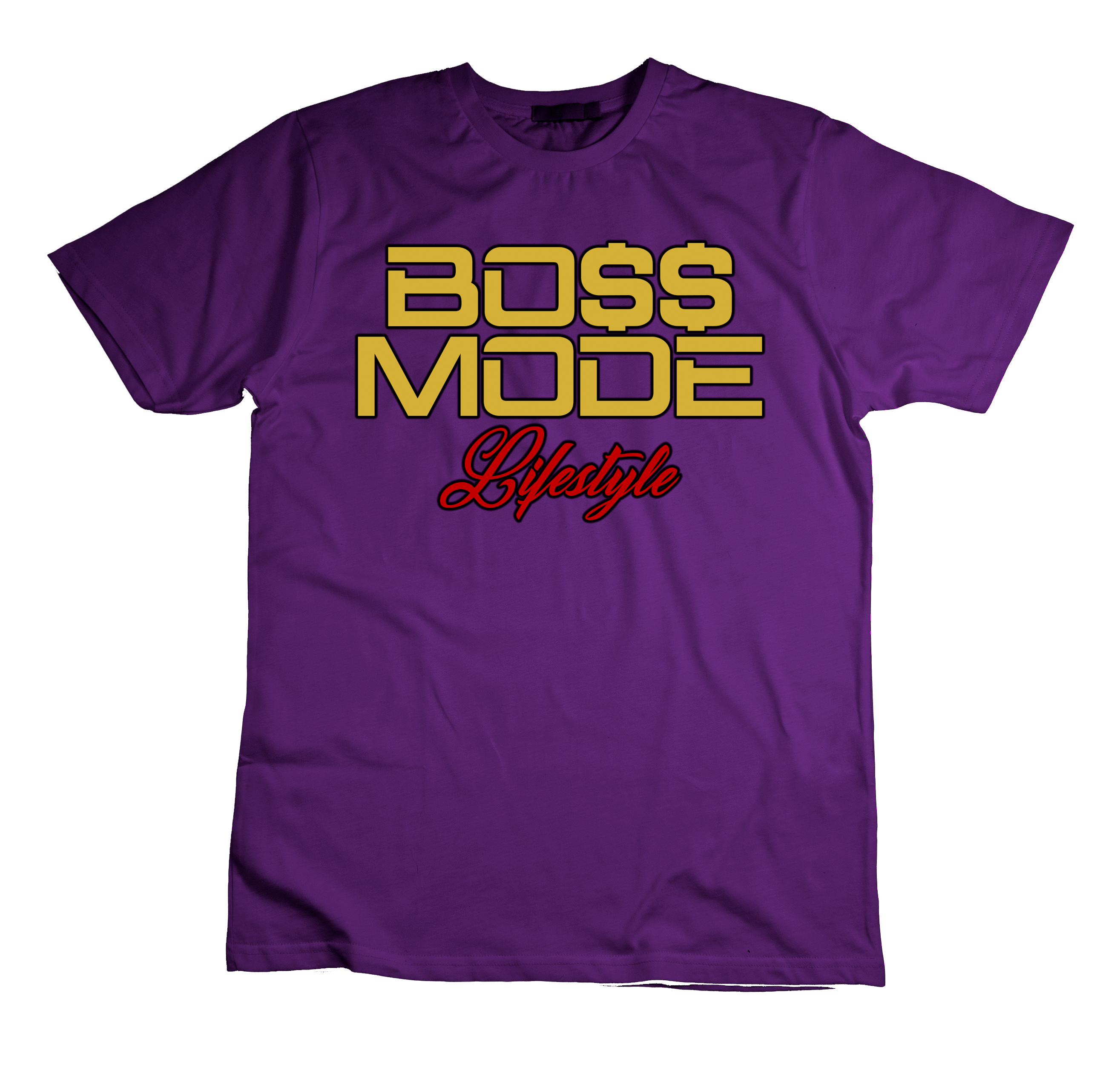 Boss Mode Lifestyle (Gold) T-Shirt