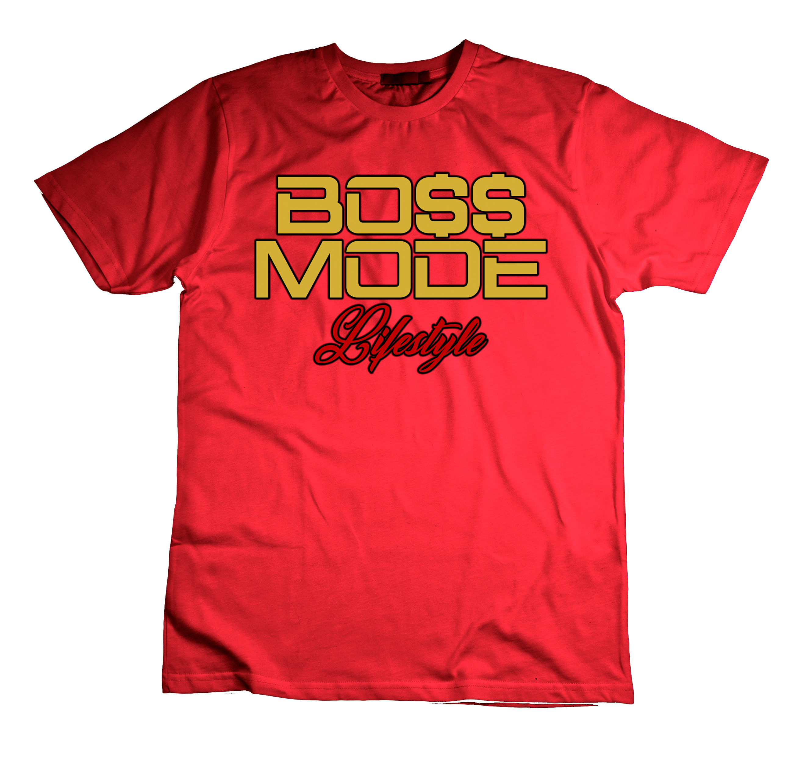 Boss Mode Lifestyle (Gold) T-Shirt
