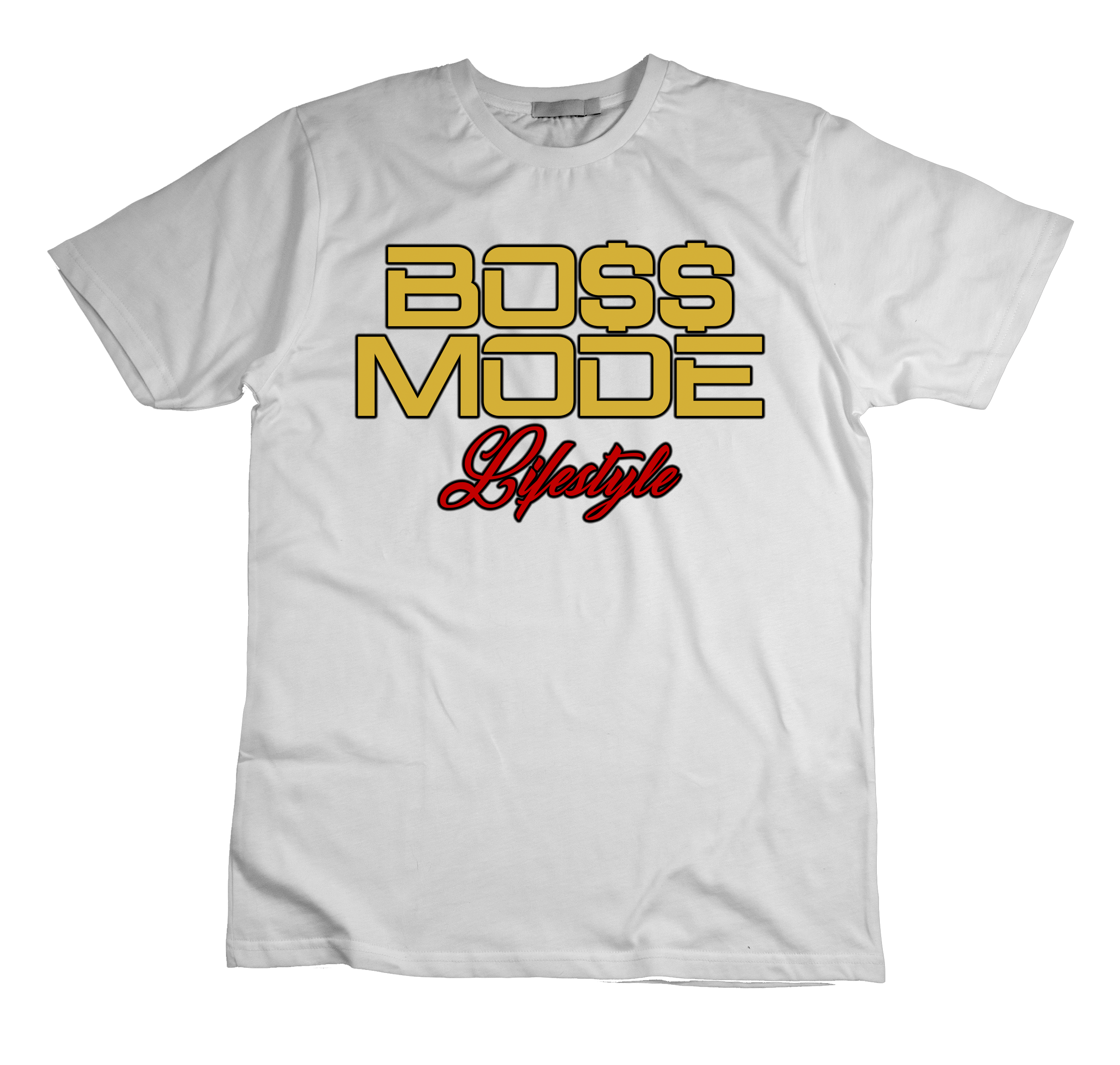 Boss Mode Lifestyle (Gold) T-Shirt