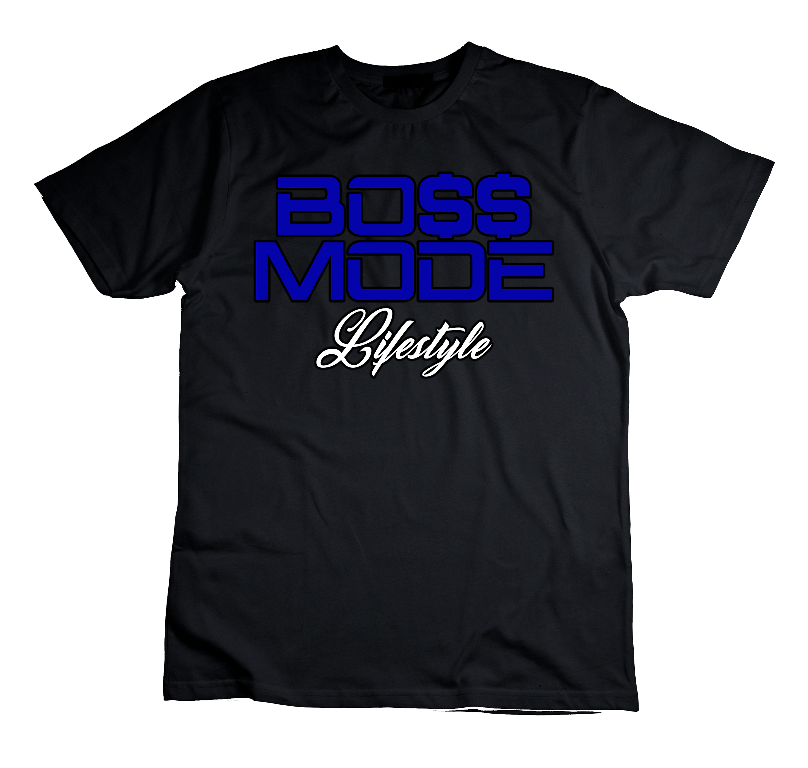 Boss Mode Lifestyle (Blue) T-Shirt