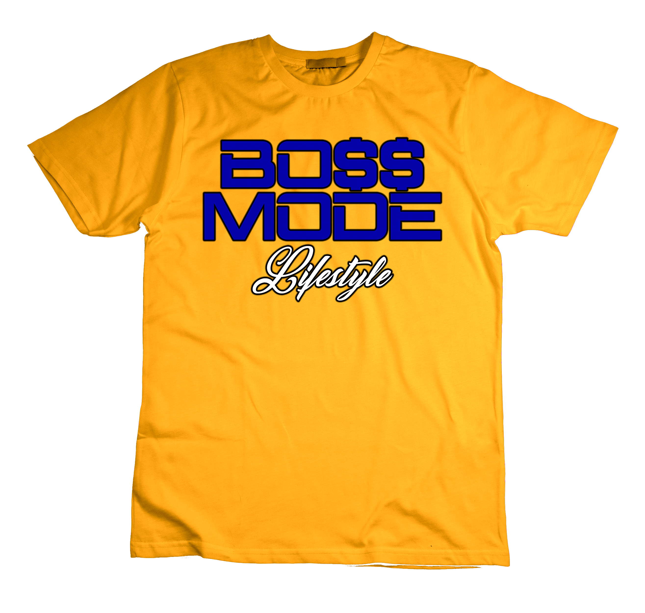 Boss Mode Lifestyle (Blue) T-Shirt