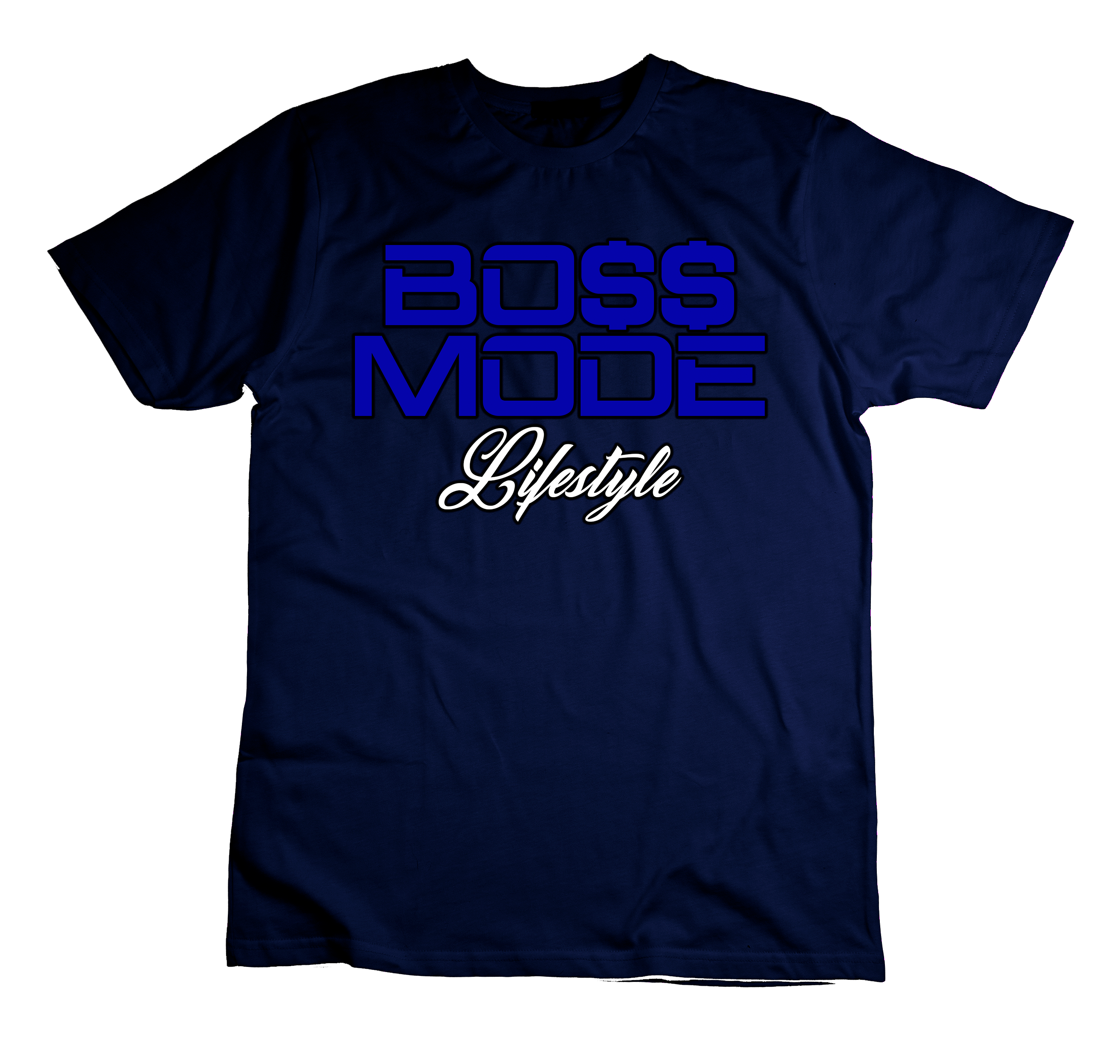 Boss Mode Lifestyle (Blue) T-Shirt