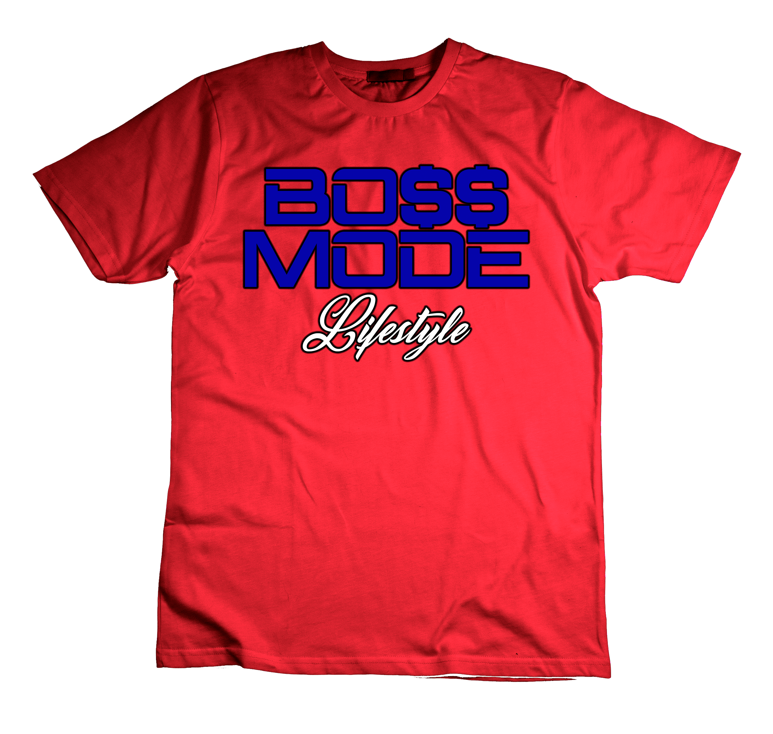 Boss Mode Lifestyle (Blue) T-Shirt