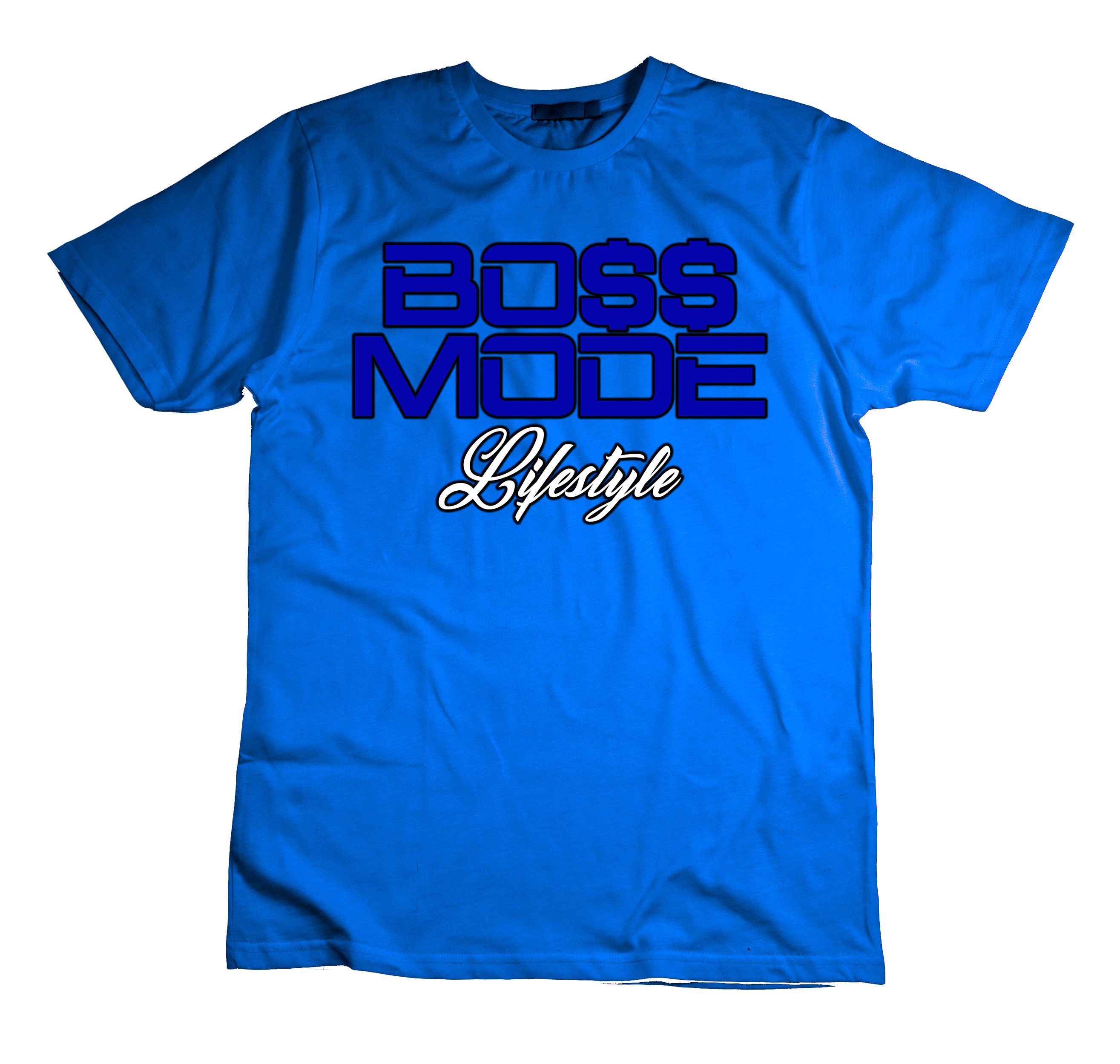 Boss Mode Lifestyle (Blue) T-Shirt