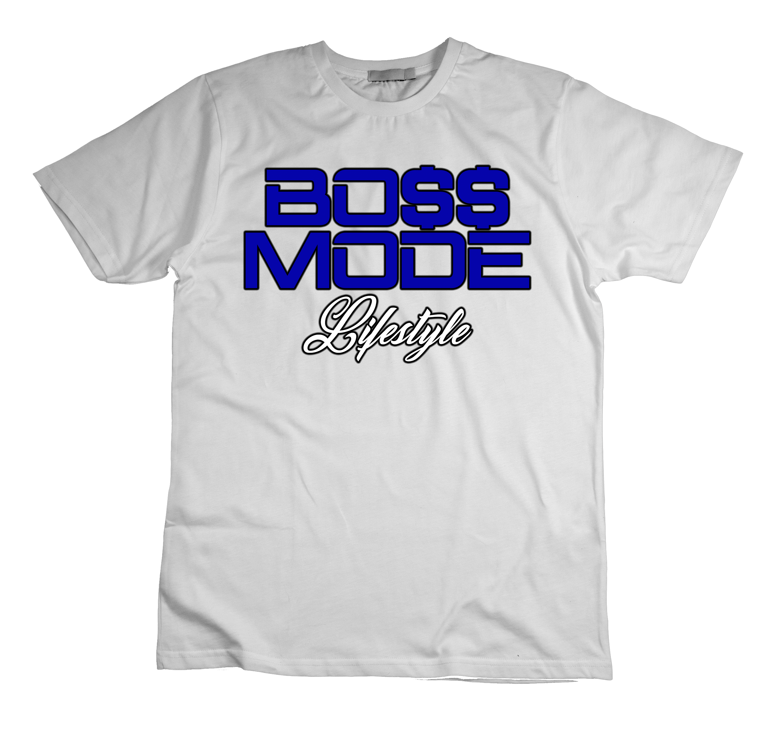 Boss Mode Lifestyle (Blue) T-Shirt