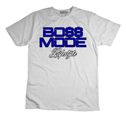 Boss Mode Lifestyle (Blue) T-Shirt