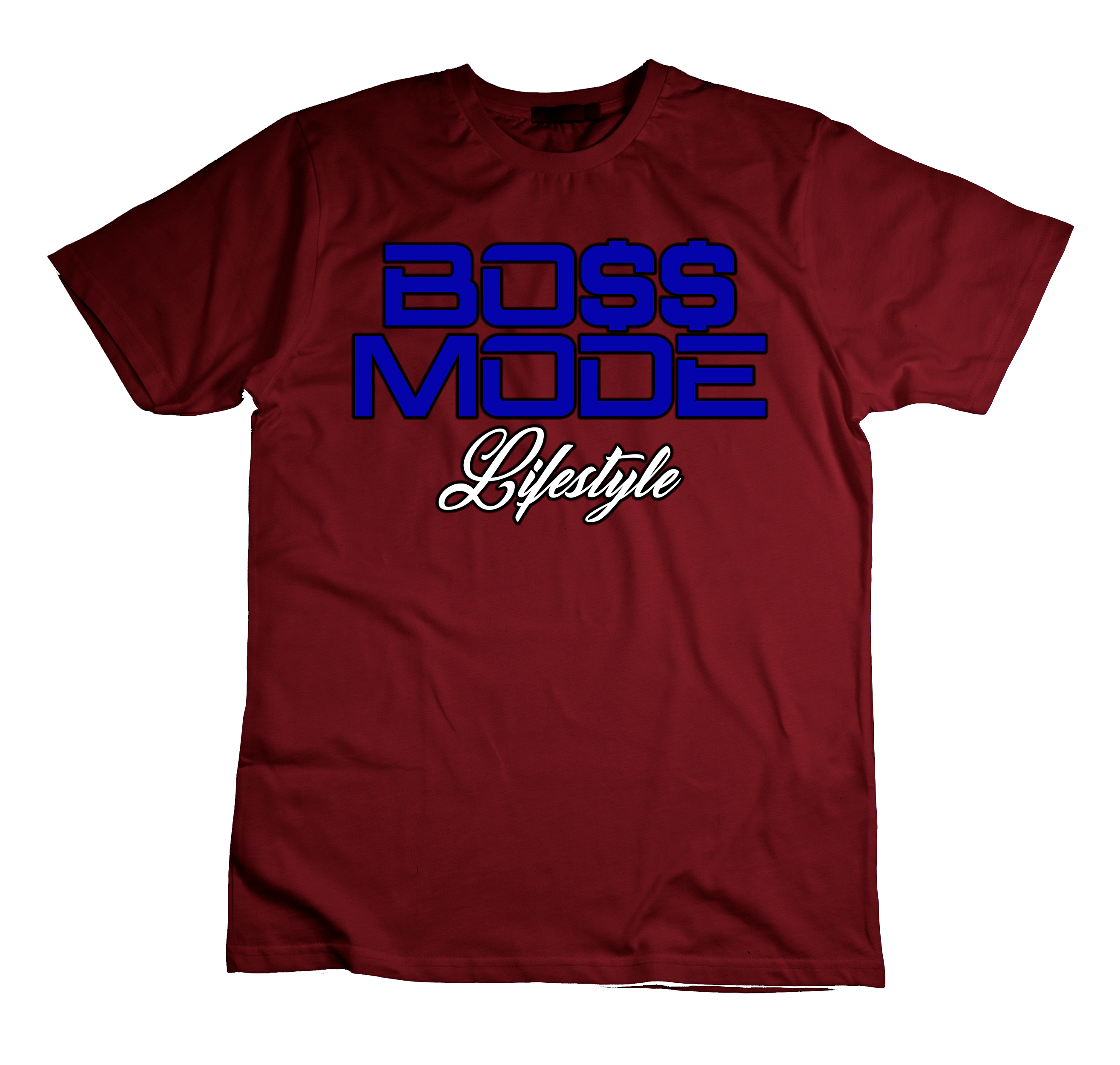 Boss Mode Lifestyle (Blue) T-Shirt